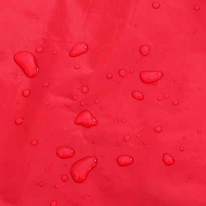 Hunde Regenmantel mit Reflexstreifen Polyester Rot 2XL