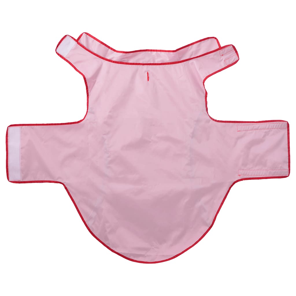 Hunde Regenmantel mit Reflexstreifen Polyester Rot 3XL