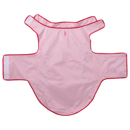 Hunde Regenmantel mit Reflexstreifen Polyester Rot 3XL