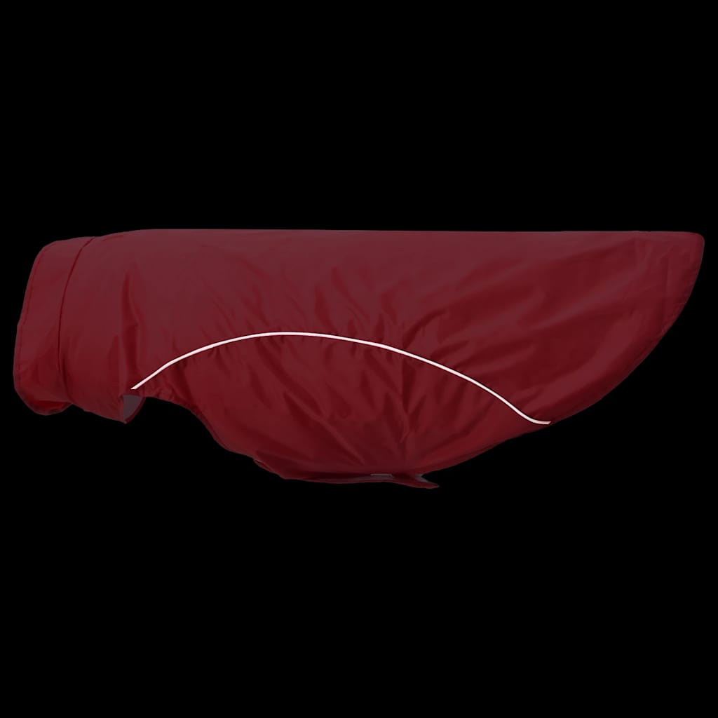 Hunde Regenmantel mit Reflexstreifen Polyester Rot 3XL