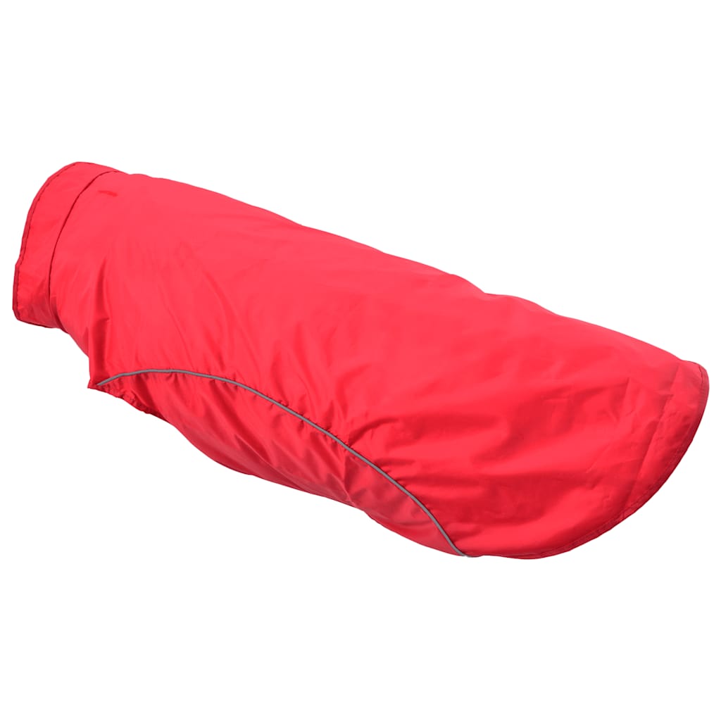 Hunde Regenmantel mit Reflexstreifen Polyester Rot 3XL