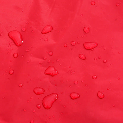 Hunde Regenmantel mit Reflexstreifen Polyester Rot 3XL