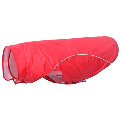 Hunde Regenmantel mit Reflexstreifen Polyester Rot 4XL