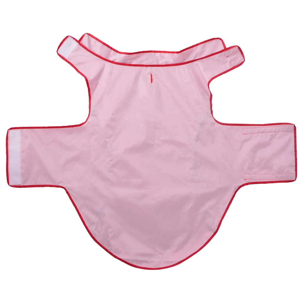 Hunde Regenmantel mit Reflexstreifen Polyester Rot 4XL