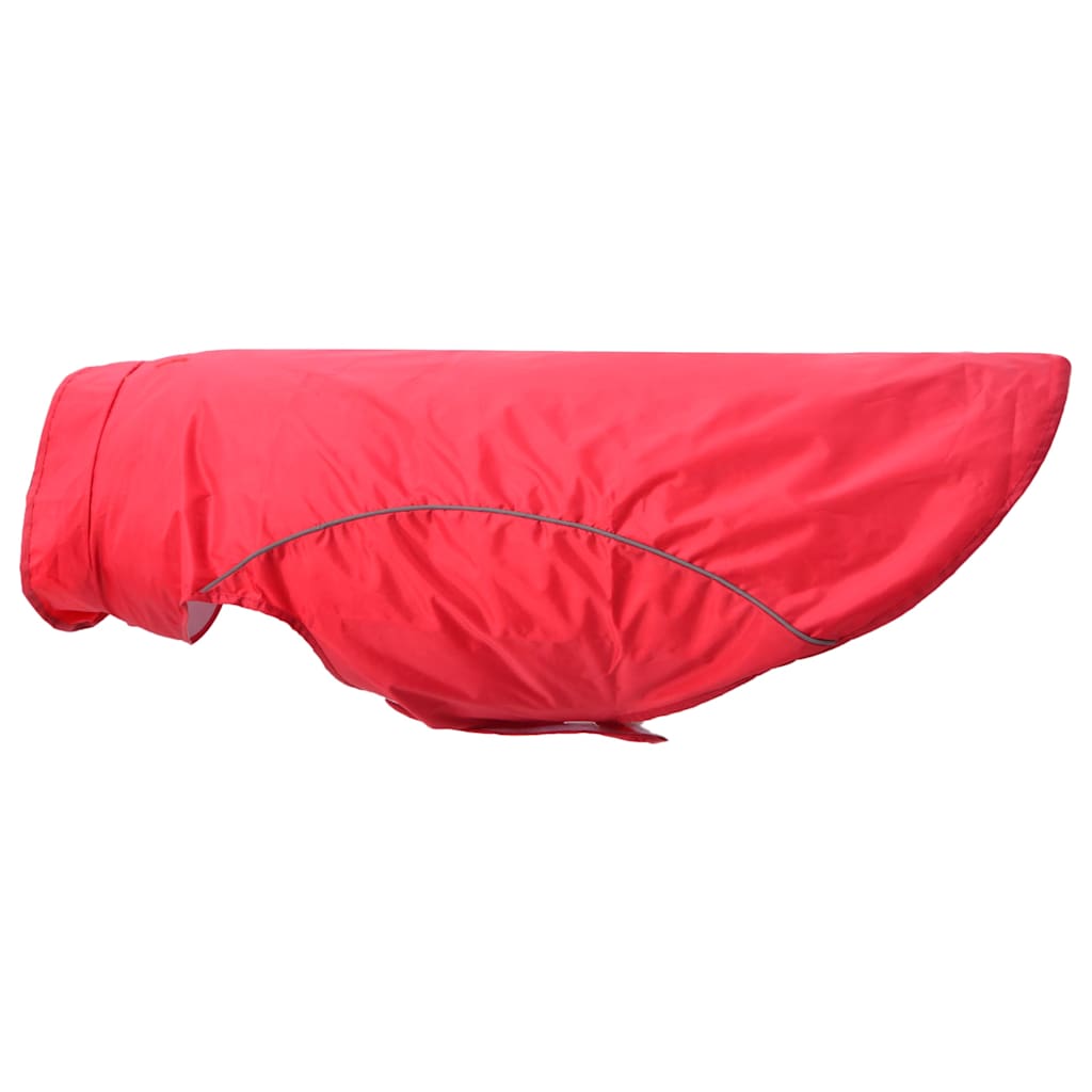 Hunde Regenmantel mit Reflexstreifen Polyester Rot 4XL