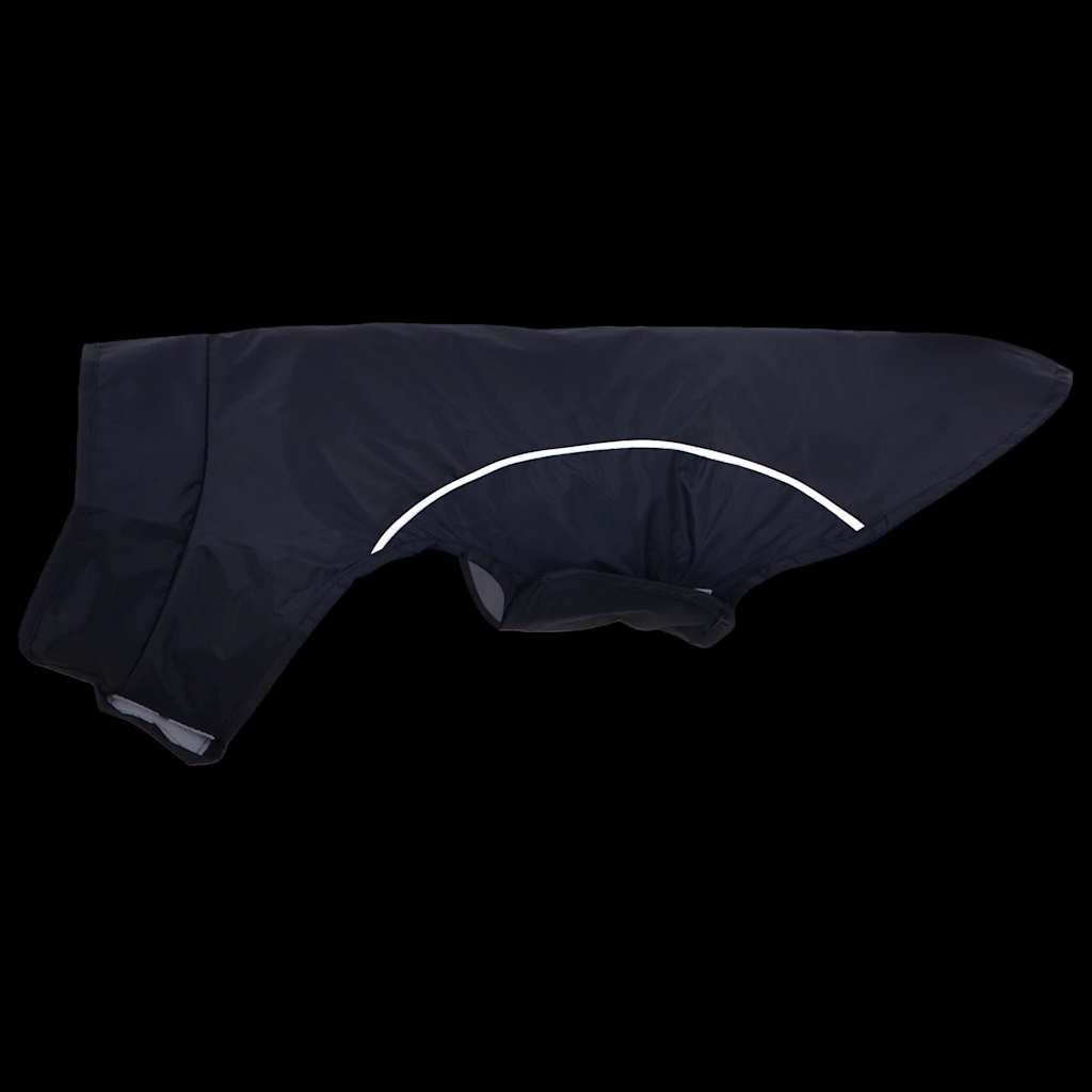 Hunde Regenmantel mit Reflexstreifen Polyester Marineblau XXS