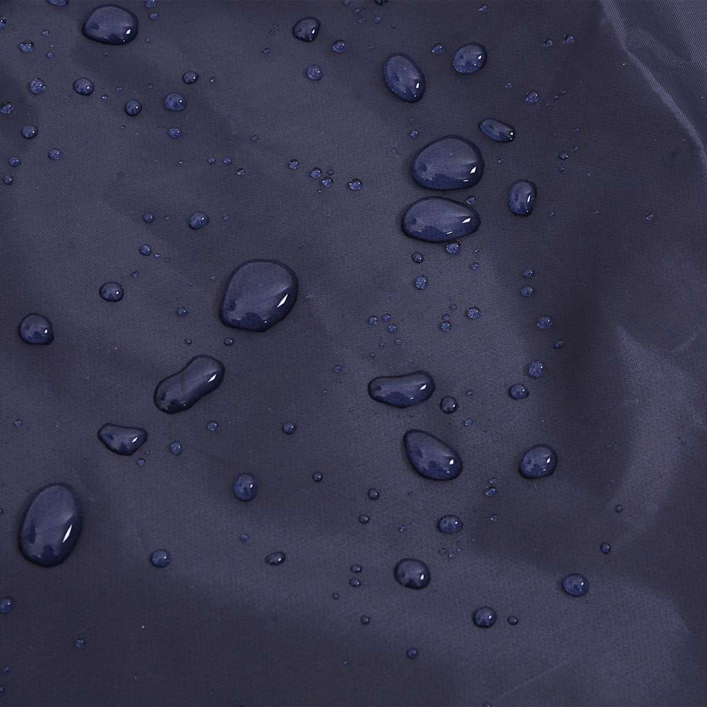 Hunde Regenmantel mit Reflexstreifen Polyester Marineblau XXS