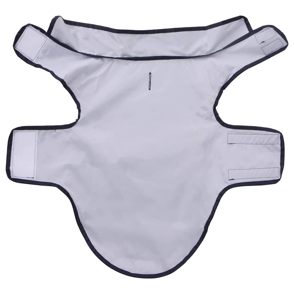 Hunde Regenmantel mit Reflexstreifen Polyester Marineblau M