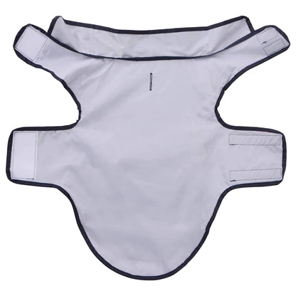 Hunde Regenmantel mit Reflexstreifen Polyester Marineblau M