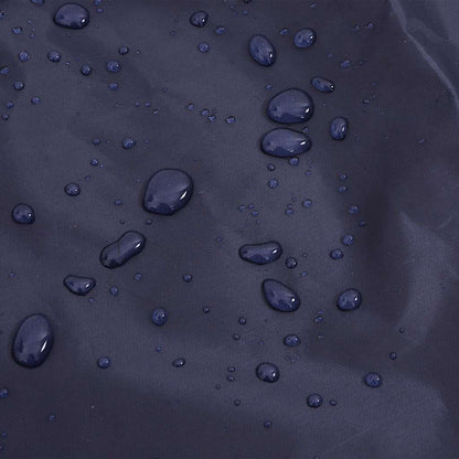 Hunde Regenmantel mit Reflexstreifen Polyester Marineblau M