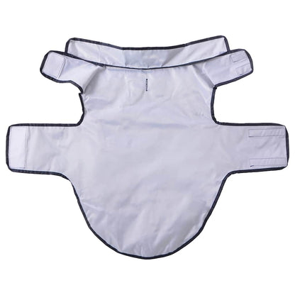 Hunde Regenmantel mit Reflexstreifen Polyester Marineblau L