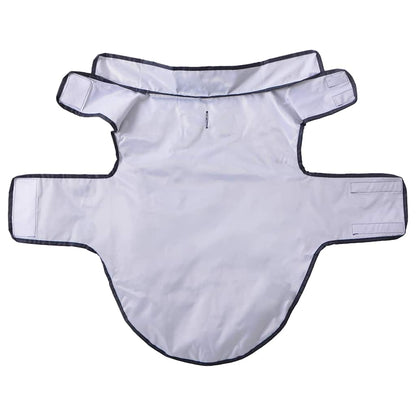 Hunde Regenmantel mit Reflexstreifen Polyester Marineblau XL