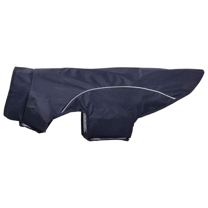 Hunde Regenmantel mit Reflexstreifen Polyester Marineblau 2XL