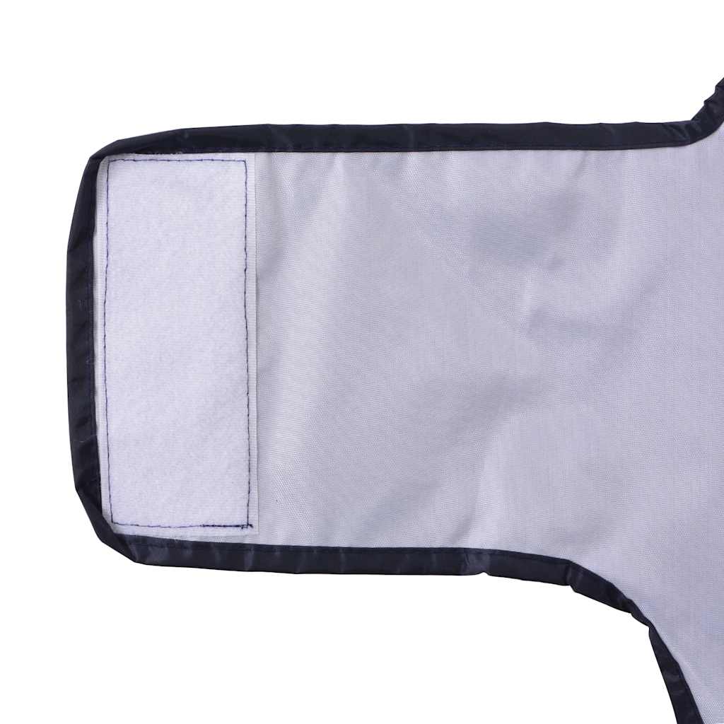 Hunde Regenmantel mit Reflexstreifen Polyester Marineblau 2XL