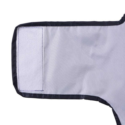 Hunde Regenmantel mit Reflexstreifen Polyester Marineblau 2XL