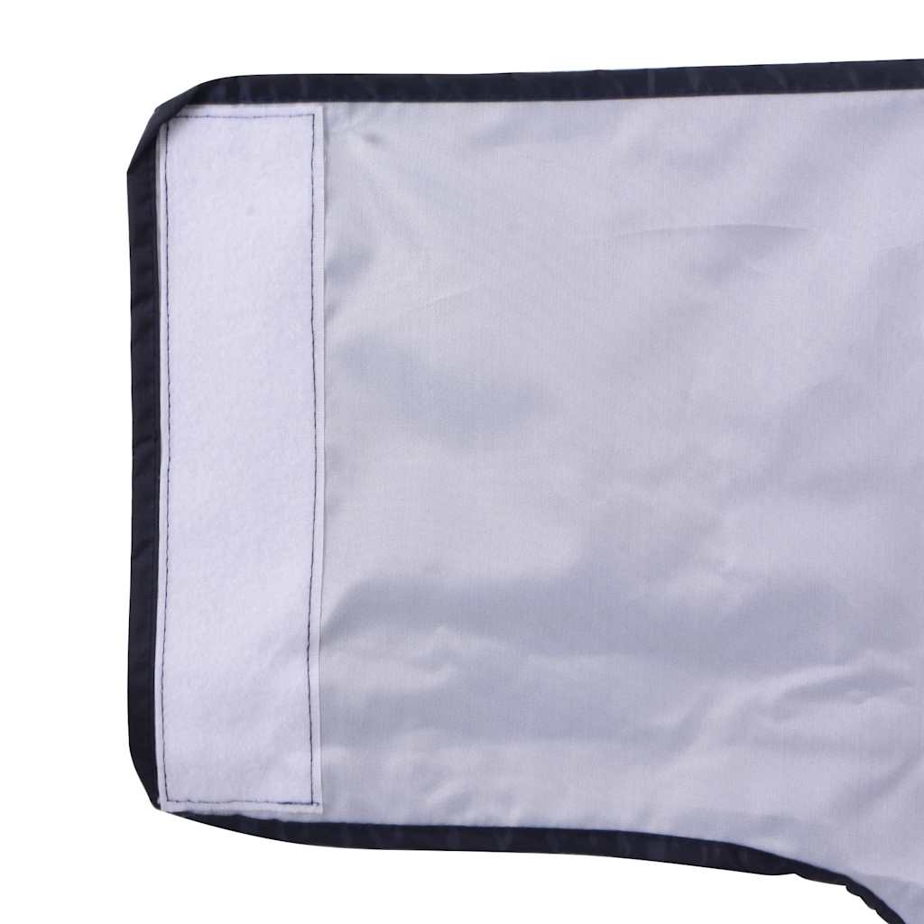 Hunde Regenmantel mit Reflexstreifen Polyester Marineblau 3XL