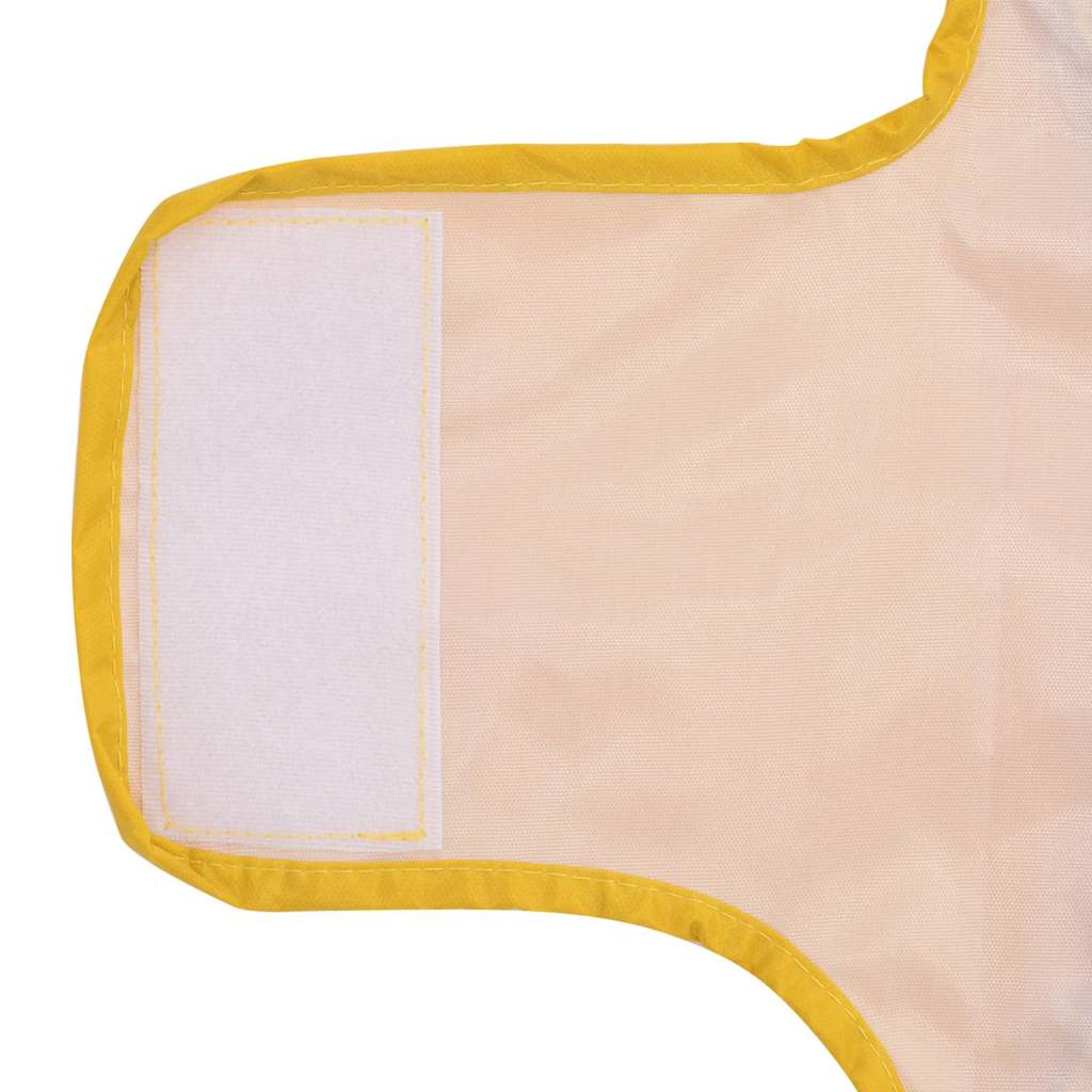 Hunde Regenmantel mit Reflexstreifen Polyester Gelb XXS