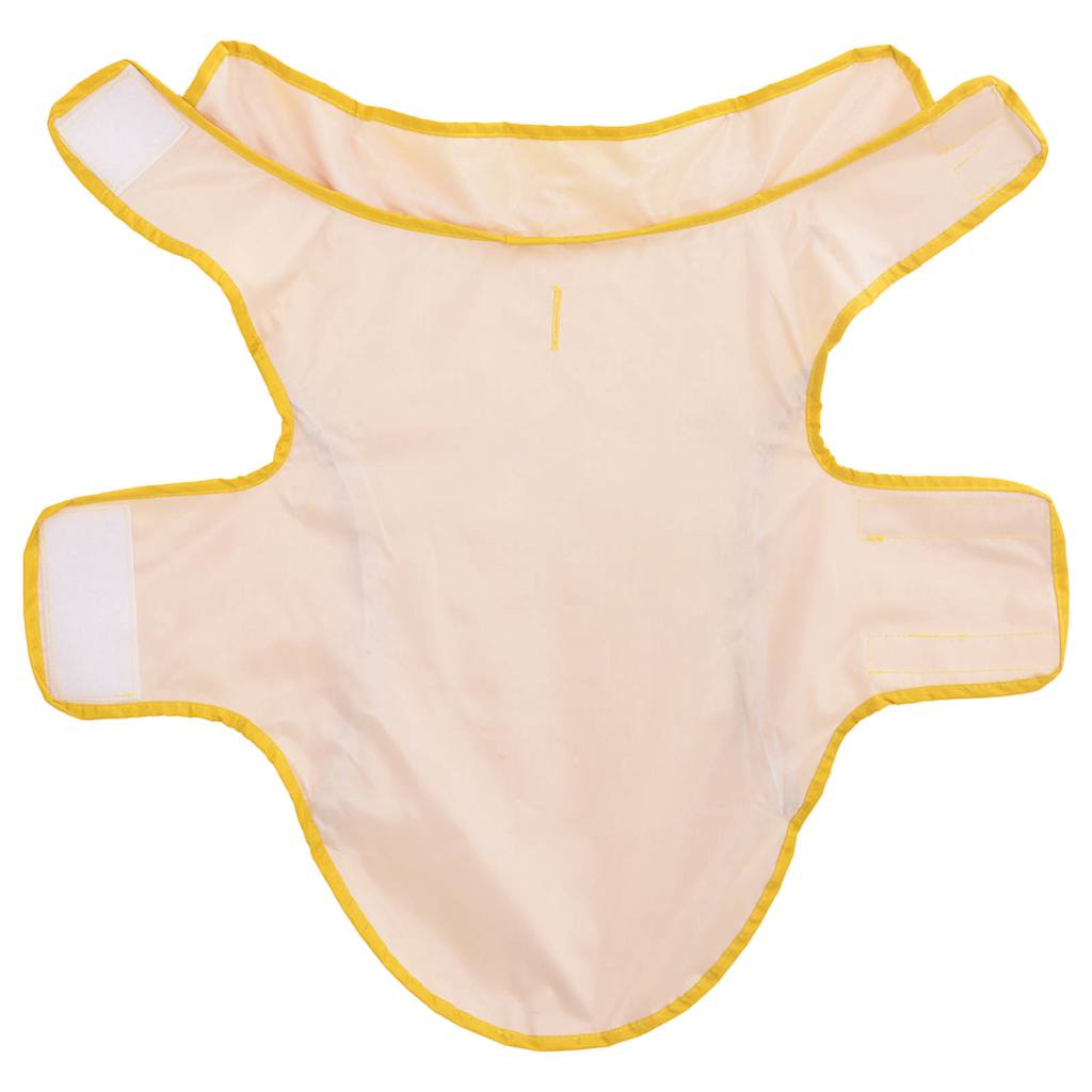 Hunde Regenmantel mit Reflexstreifen Polyester Gelb XS