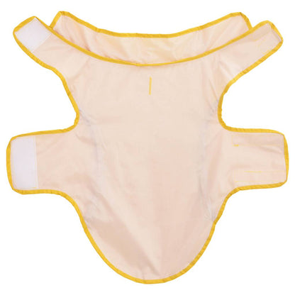 Hunde Regenmantel mit Reflexstreifen Polyester Gelb XS