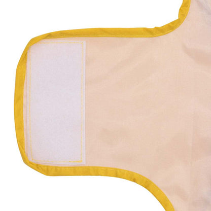 Hunde Regenmantel mit Reflexstreifen Polyester Gelb XS