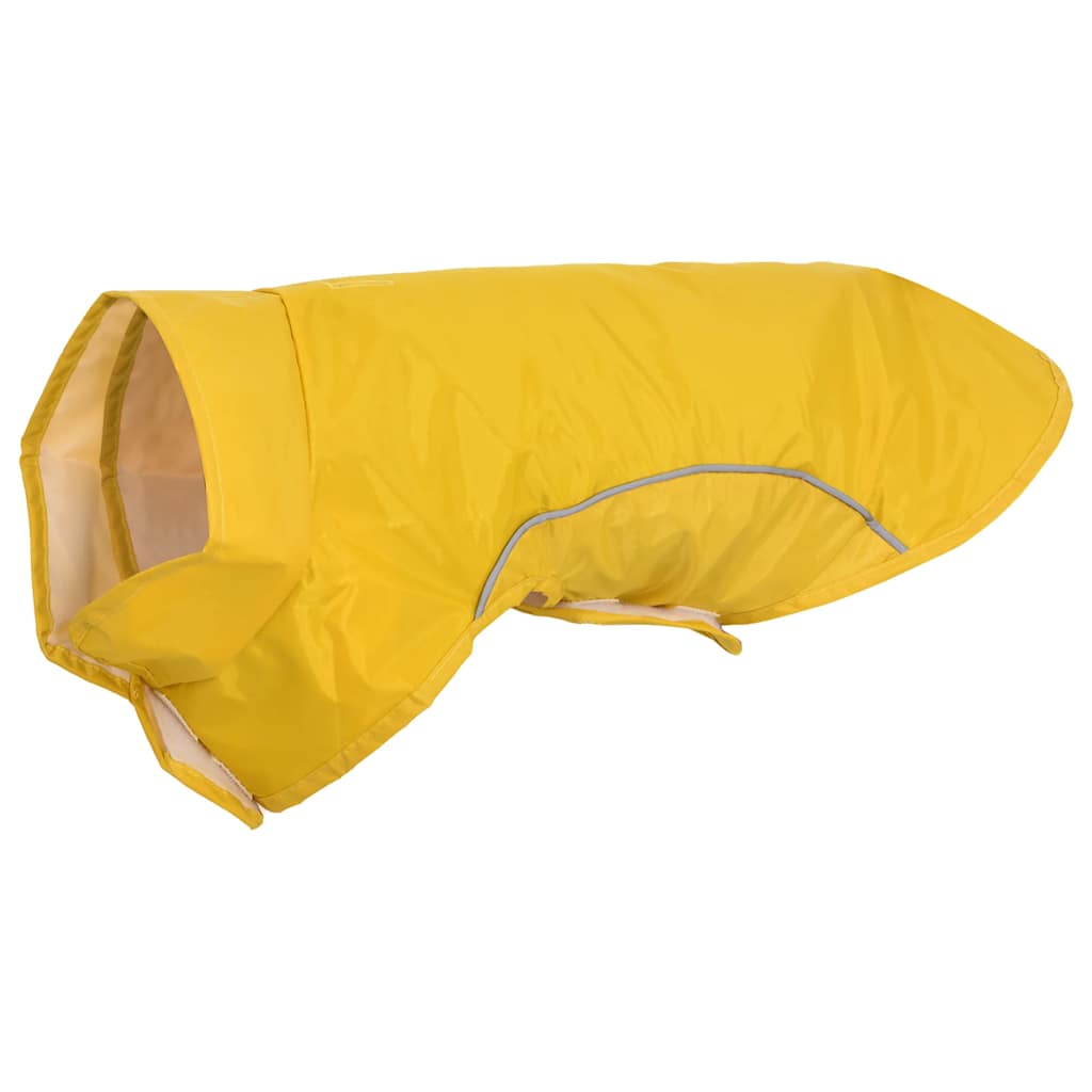 Hunde Regenmantel mit Reflexstreifen Polyester Gelb S