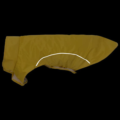 Hunde Regenmantel mit Reflexstreifen Polyester Gelb M