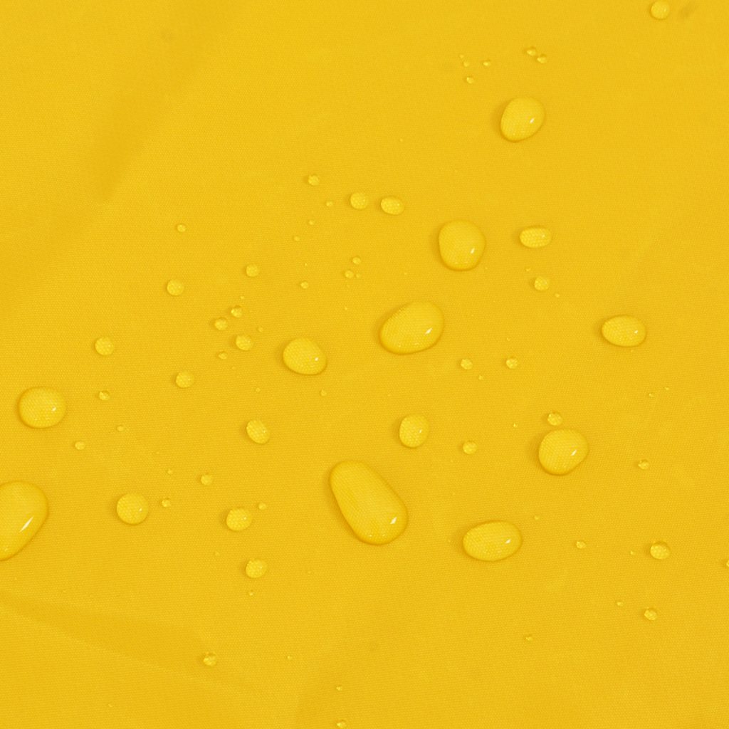 Hunde Regenmantel mit Reflexstreifen Polyester Gelb M