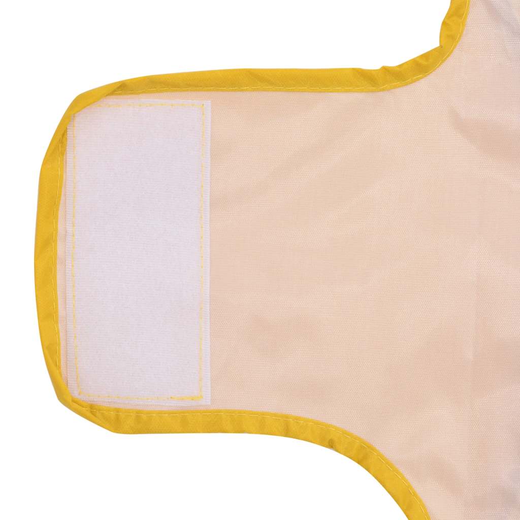 Hunde Regenmantel mit Reflexstreifen Polyester Gelb M