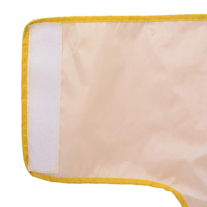 Hunde Regenmantel mit Reflexstreifen Polyester Gelb XL