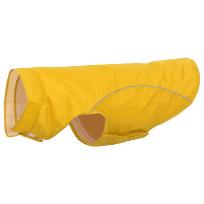 Hunde Regenmantel mit Reflexstreifen Polyester Gelb 3XL