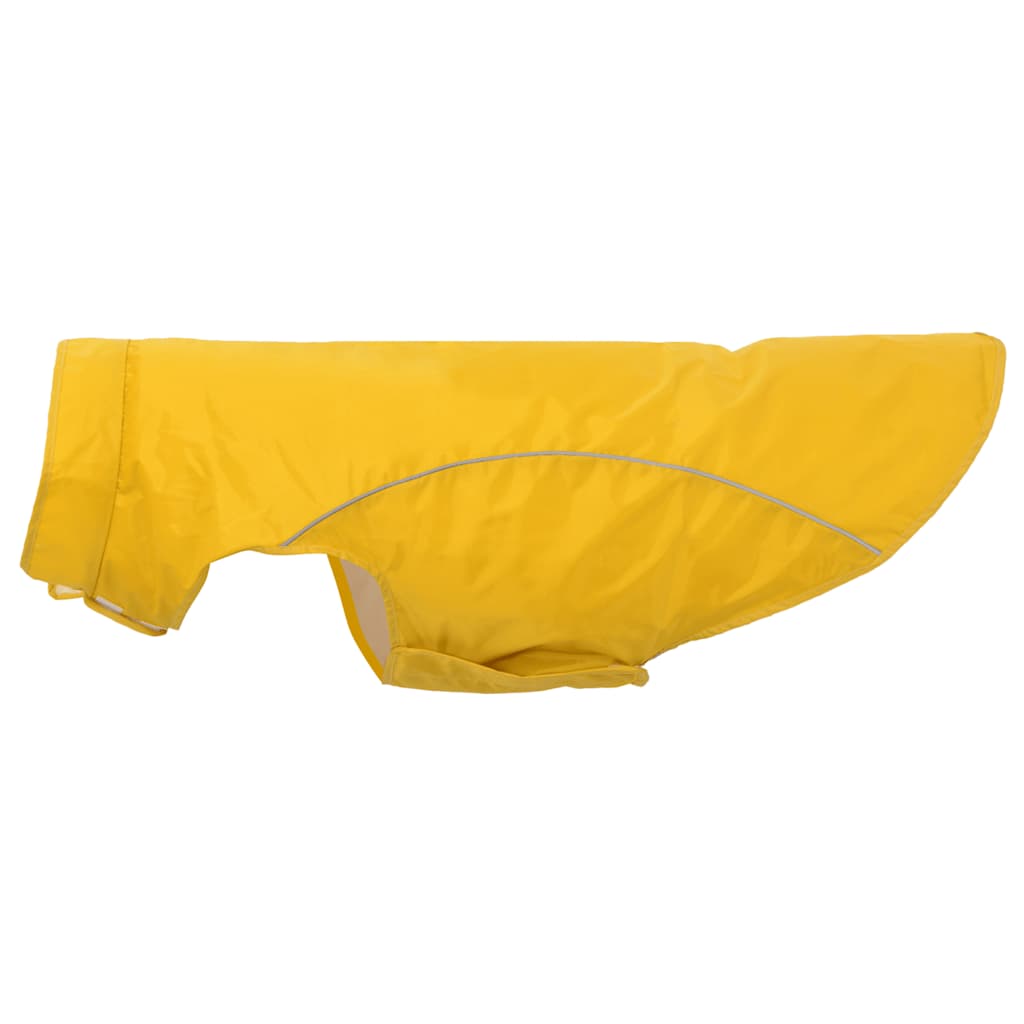 Hunde Regenmantel mit Reflexstreifen Polyester Gelb 3XL