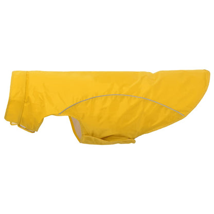 Hunde Regenmantel mit Reflexstreifen Polyester Gelb 3XL
