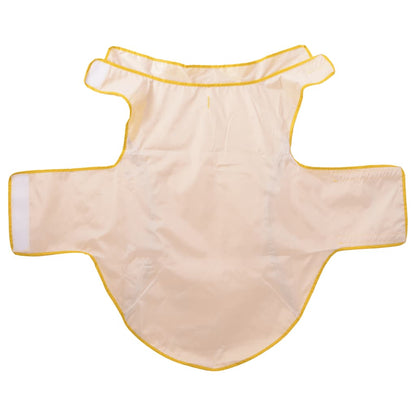 Hunde Regenmantel mit Reflexstreifen Polyester Gelb 4XL