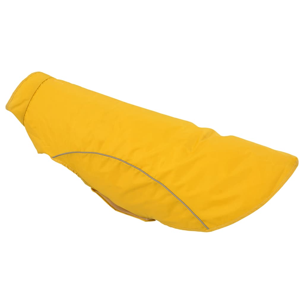 Hunde Regenmantel mit Reflexstreifen Polyester Gelb 4XL