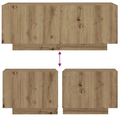 Nachttisch Artisan-Eiche 100x35x40 cm Holzwerkstoff