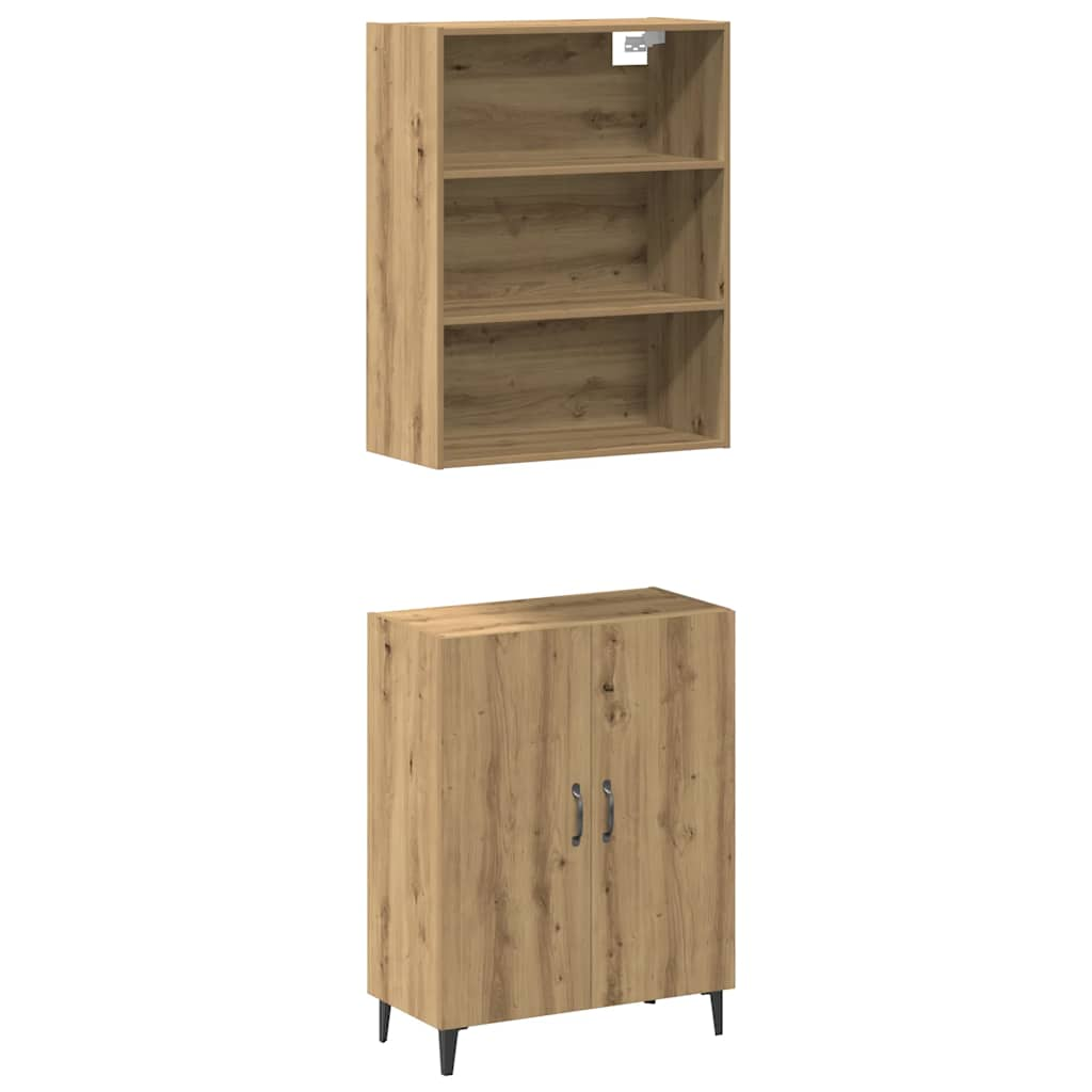 Sideboard mit Wandschrank Artisan-Eiche Holzwerkstoff