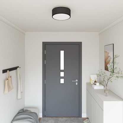 Deckenlampe Schwarz 30 x 13.5 cm Stoff