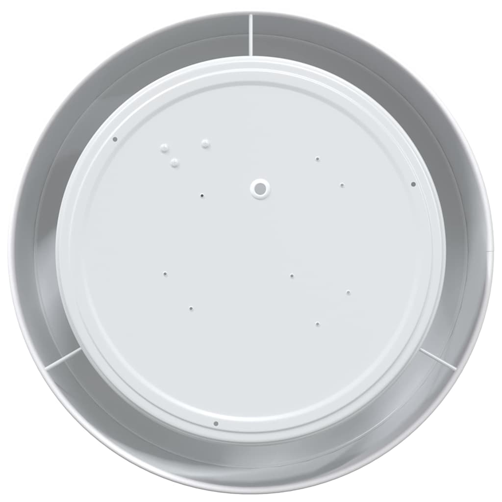 Deckenlampe Weiß 30 x 13.5 cm Stoff