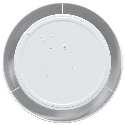 Deckenlampe Weiß 30 x 13.5 cm Stoff