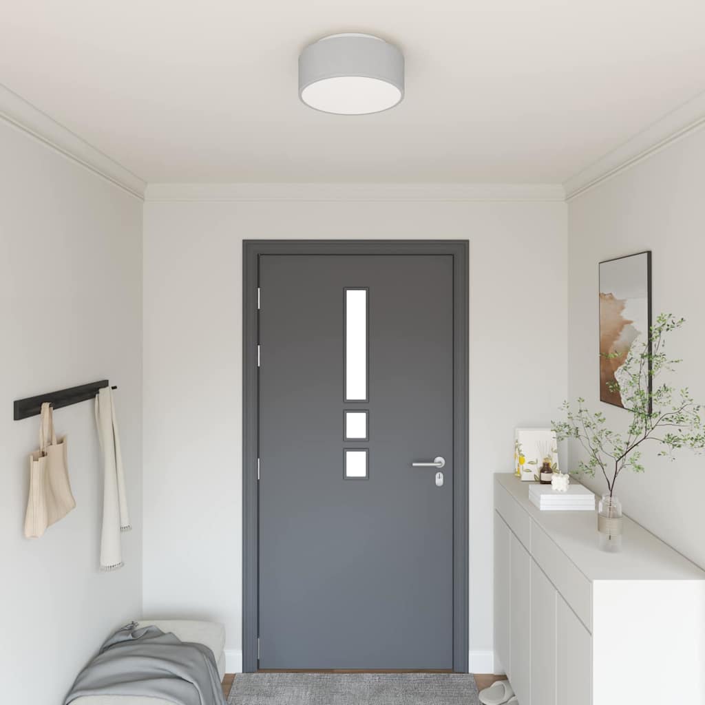 Deckenlampe Grau 30 x 13.5 cm Stoff