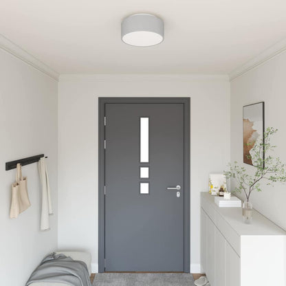 Deckenlampe Grau 30 x 13.5 cm Stoff