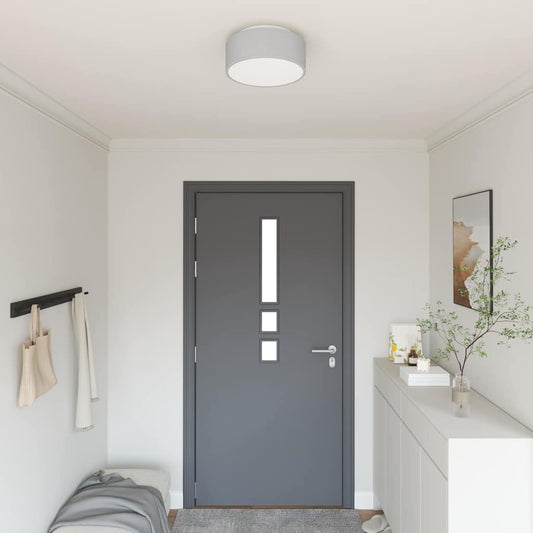 Deckenlampe Grau 30 x 13.5 cm Stoff