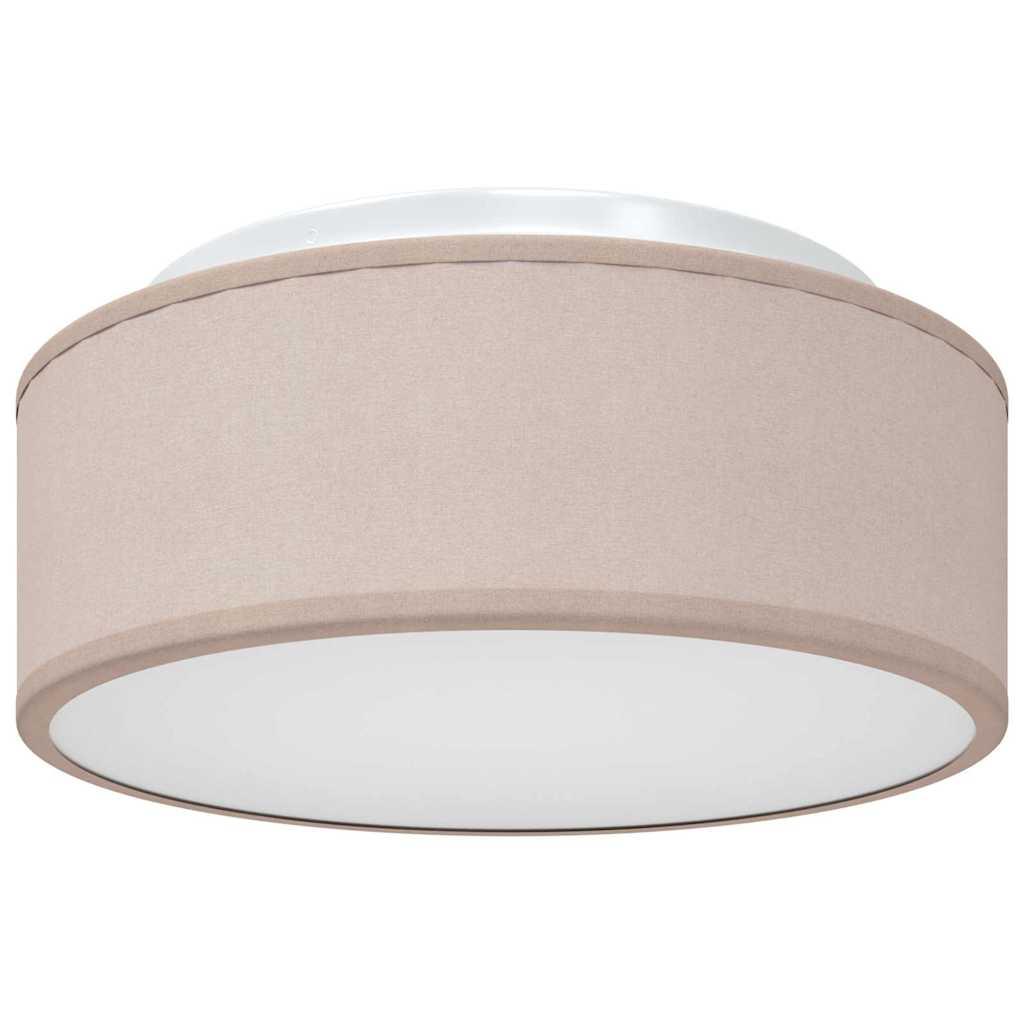 Deckenlampe Taupe 30 x 13.5 cm Stoff