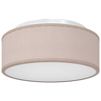 Deckenlampe Taupe 30 x 13.5 cm Stoff