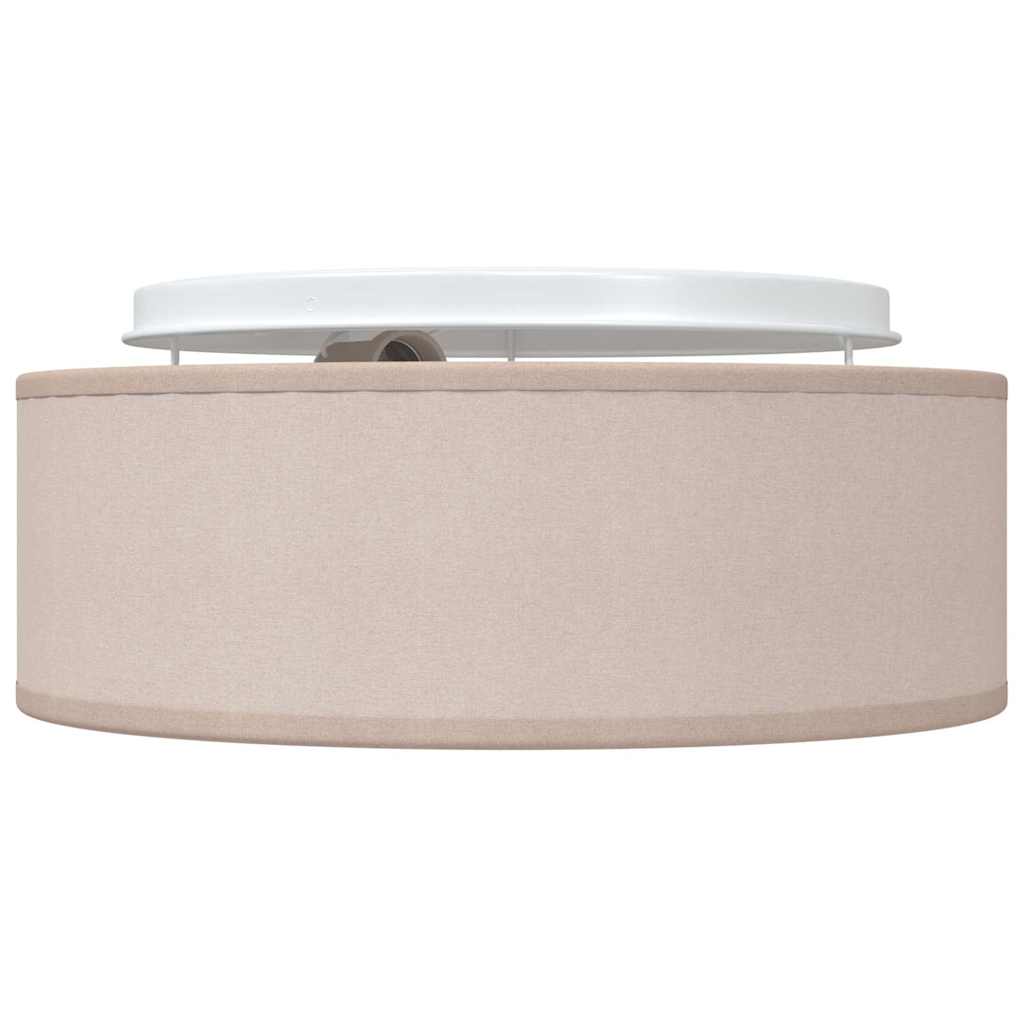 Deckenlampe Taupe 30 x 13.5 cm Stoff