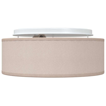 Deckenlampe Taupe 30 x 13.5 cm Stoff