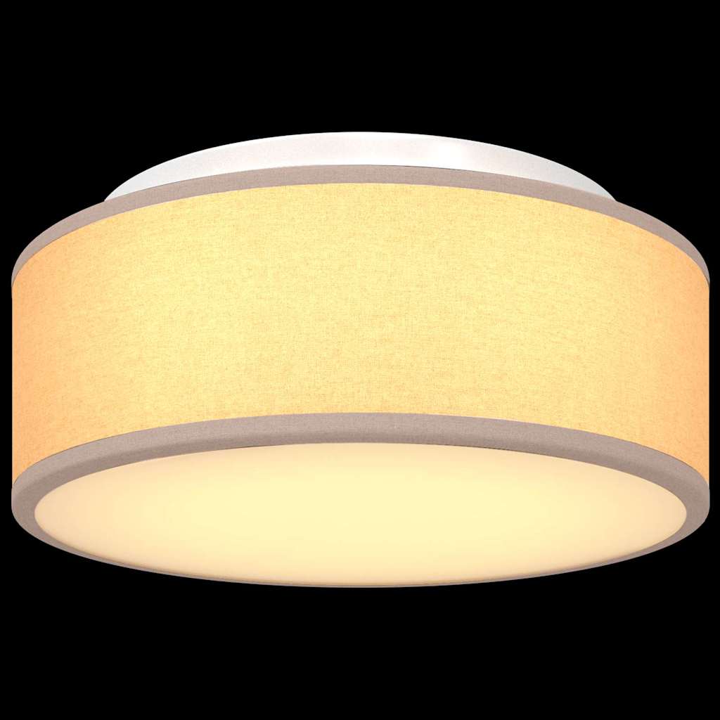 Deckenlampe Taupe 30 x 13.5 cm Stoff