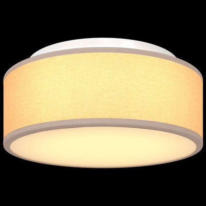 Deckenlampe Taupe 30 x 13.5 cm Stoff