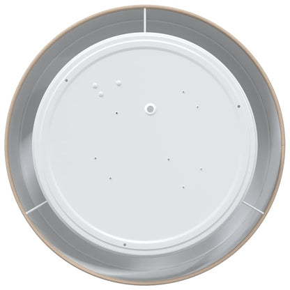 Deckenlampe Taupe 30 x 13.5 cm Stoff