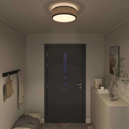 Deckenlampe Schwarz 38 x 13.5 cm Stoff